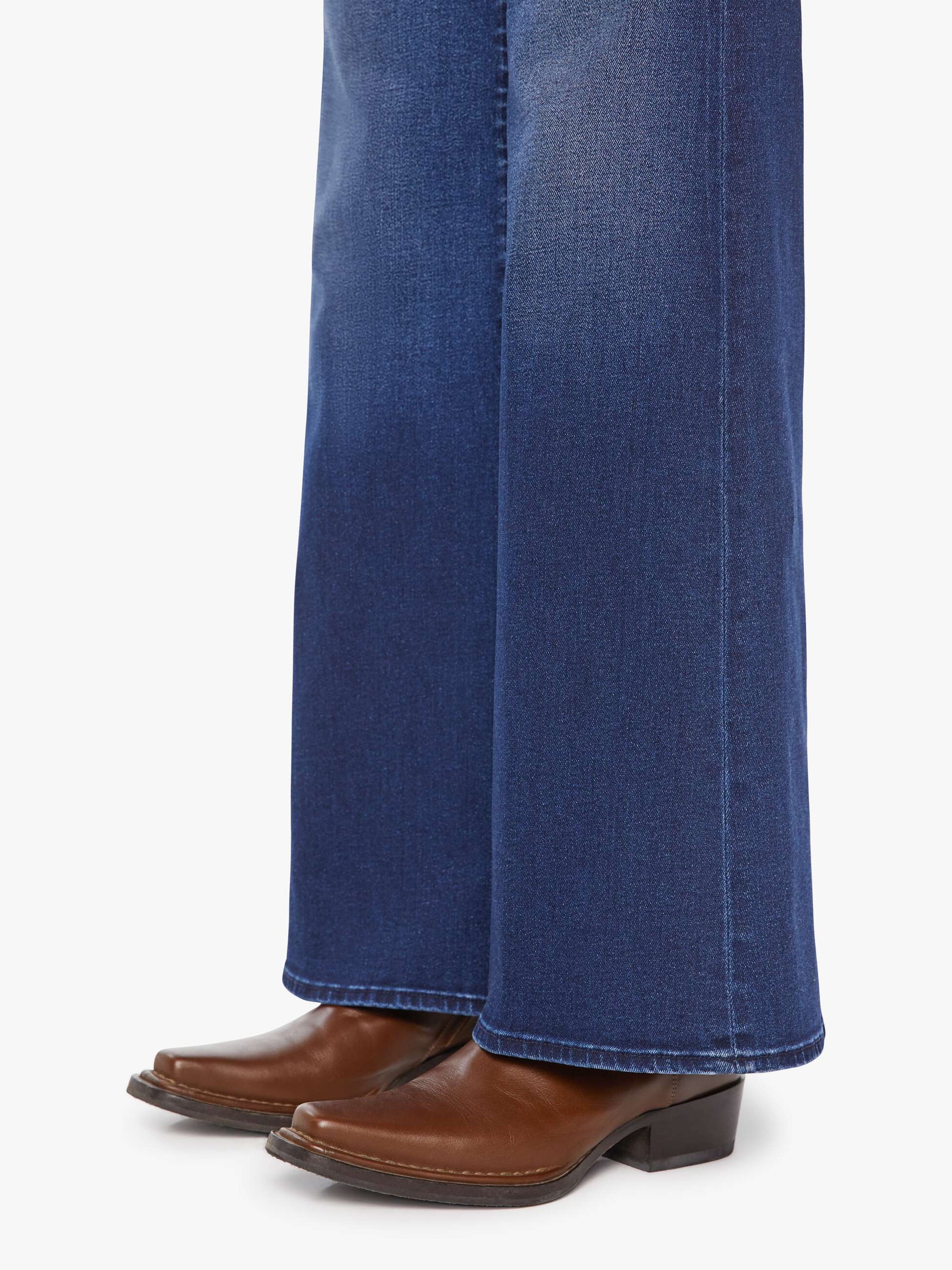 Mother Denim Women The Hustler Roller Sneak