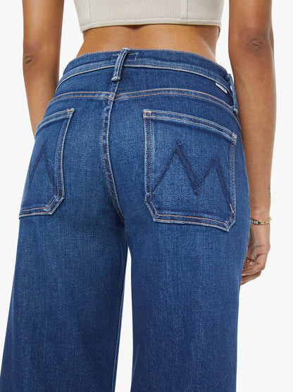 Mother Denim Women PETITES The Lil Patch Pocket Mid Rise Maven Ankle