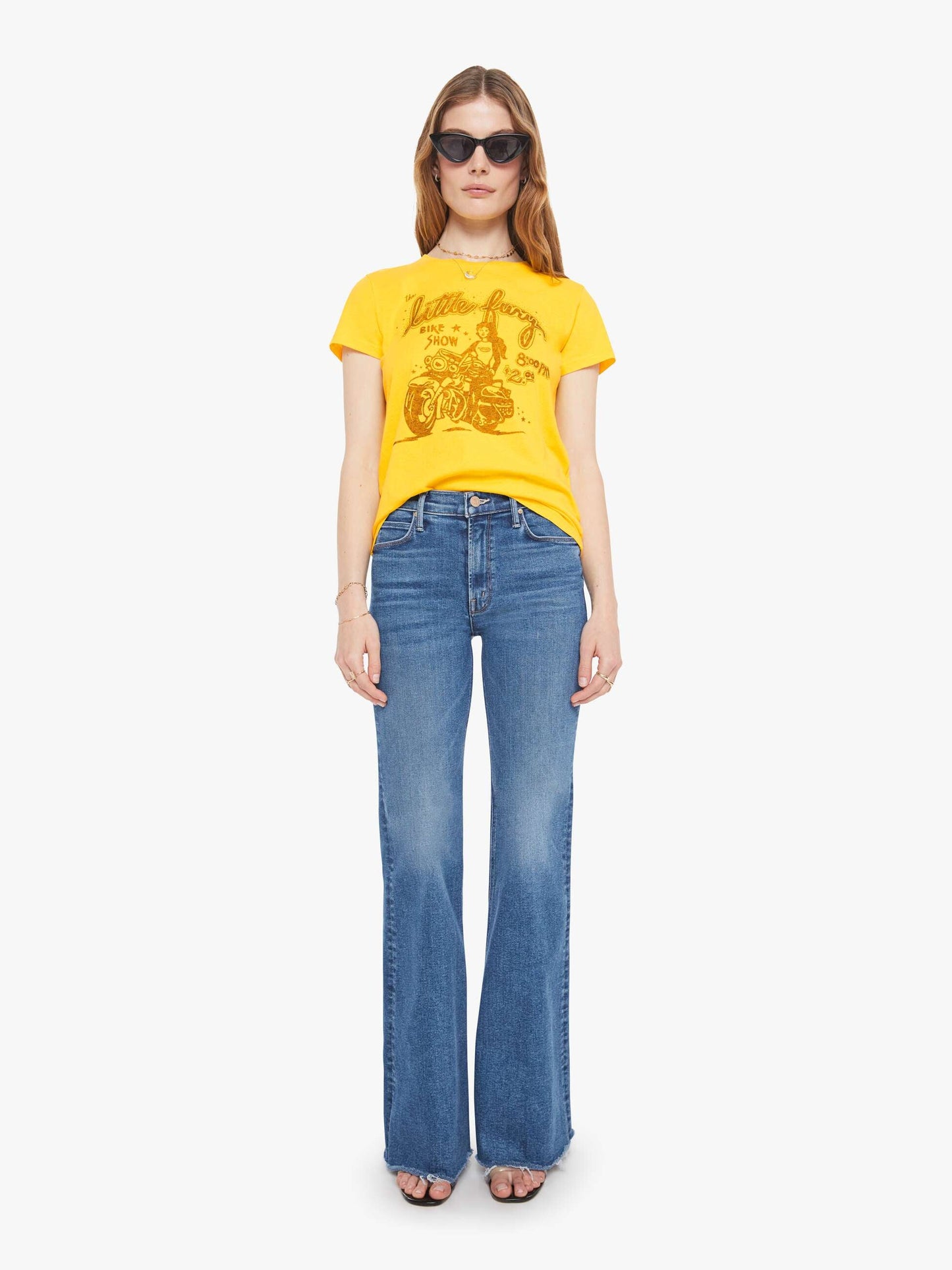 Mother Denim Women The Patch Pocket Mid Rise Maven Ankle