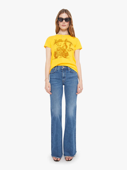 Mother Denim Women The Patch Pocket Mid Rise Maven Ankle