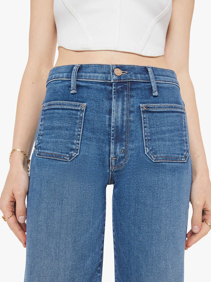 Mother Denim Women The Patch Pocket Mid Rise Maven Ankle