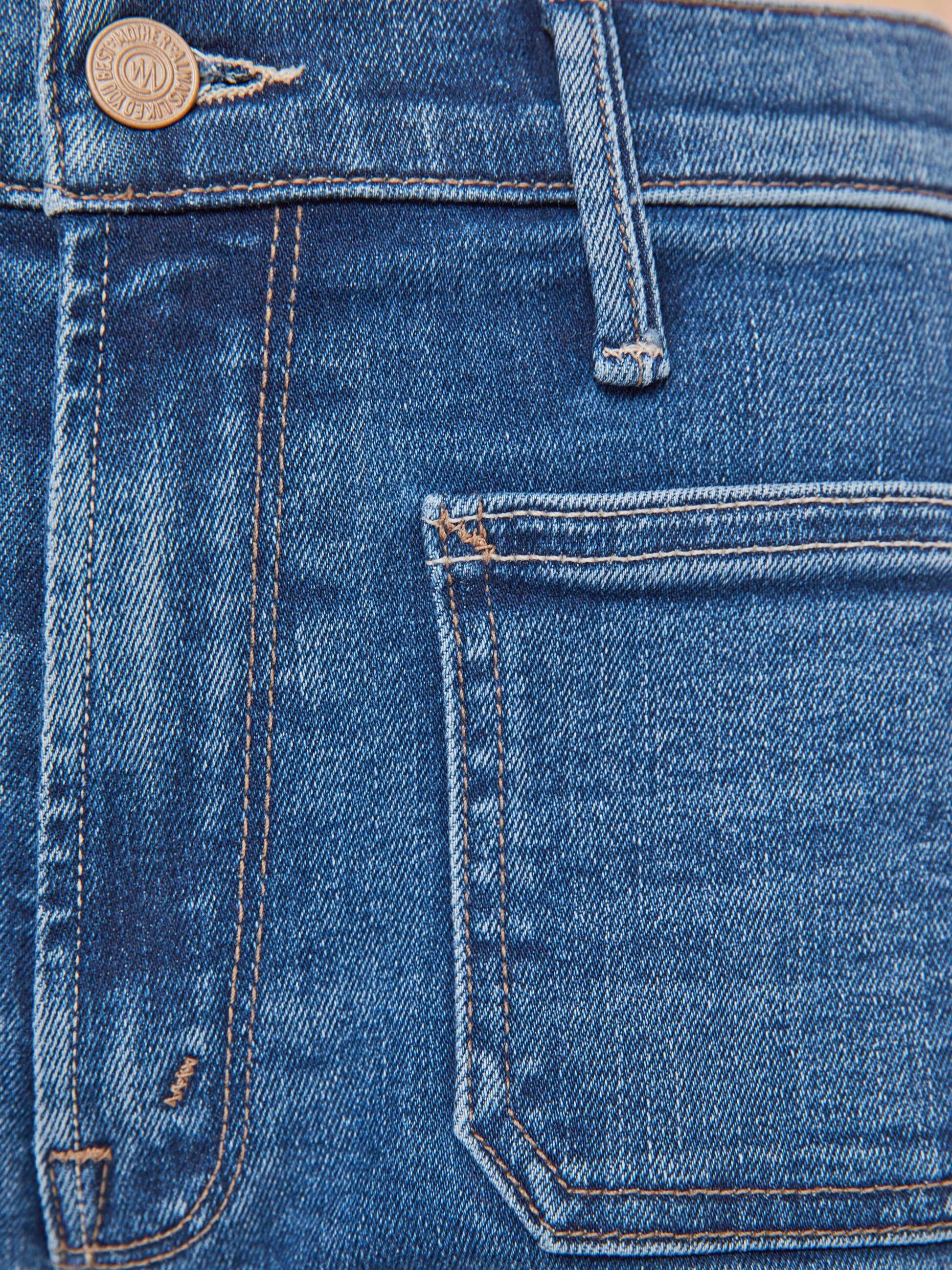 Mother Denim Women The Patch Pocket Mid Rise Maven Ankle