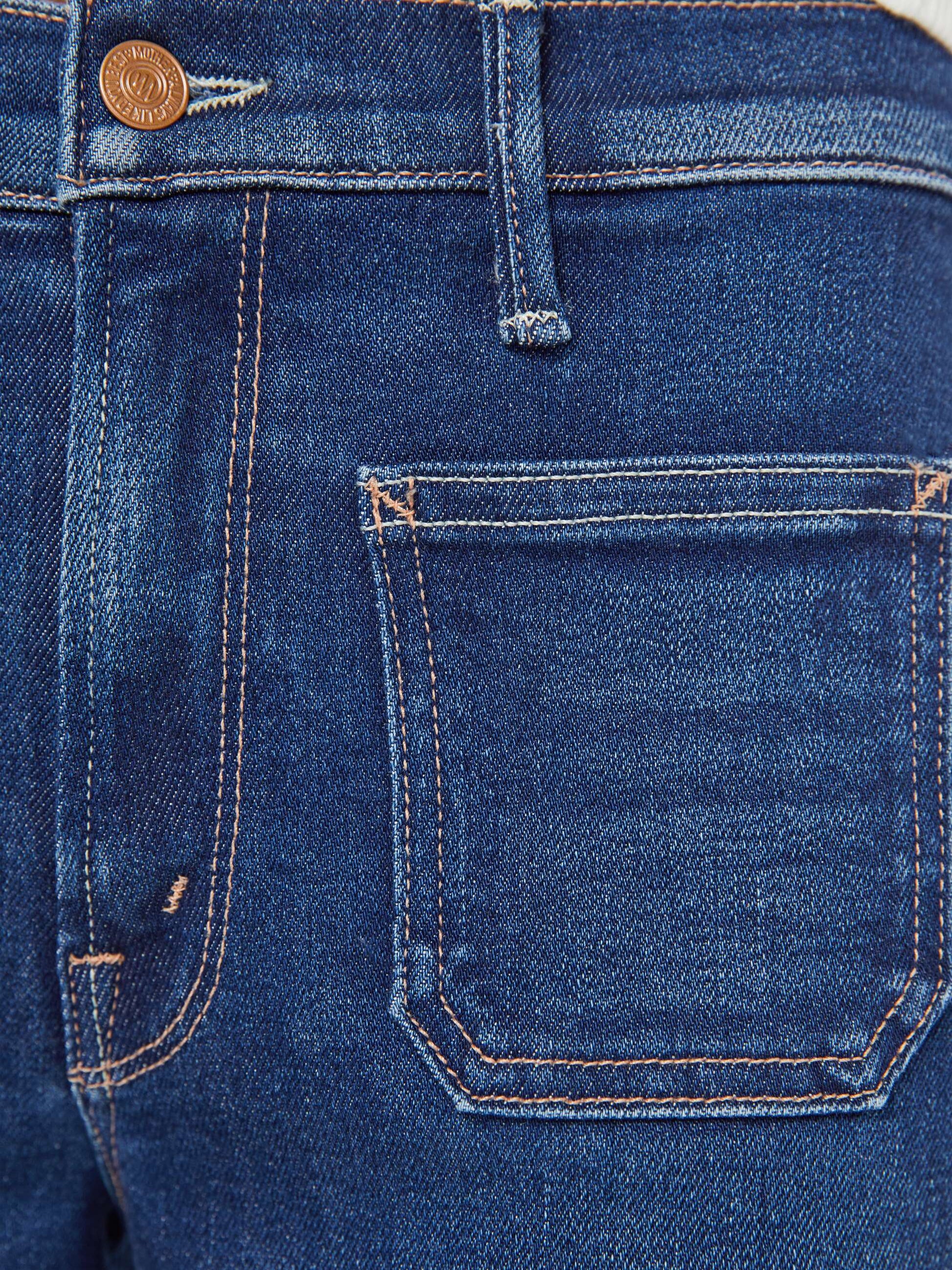 Mother Denim Women The Patch Pocket Mid Rise Maven Ankle