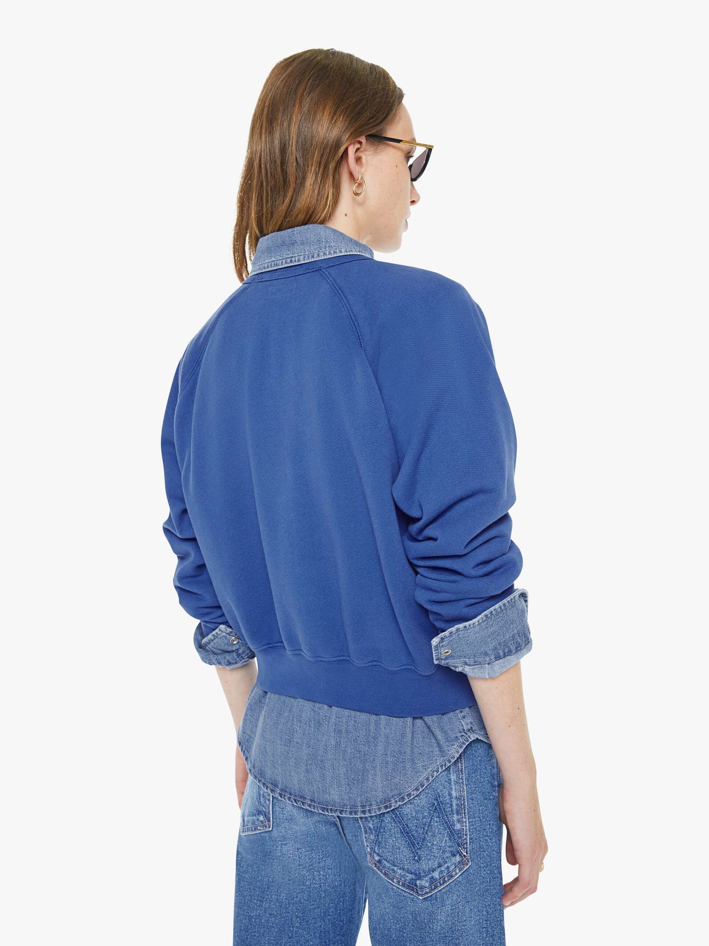 Mother Denim Women The Mid Rise Lasso Heel