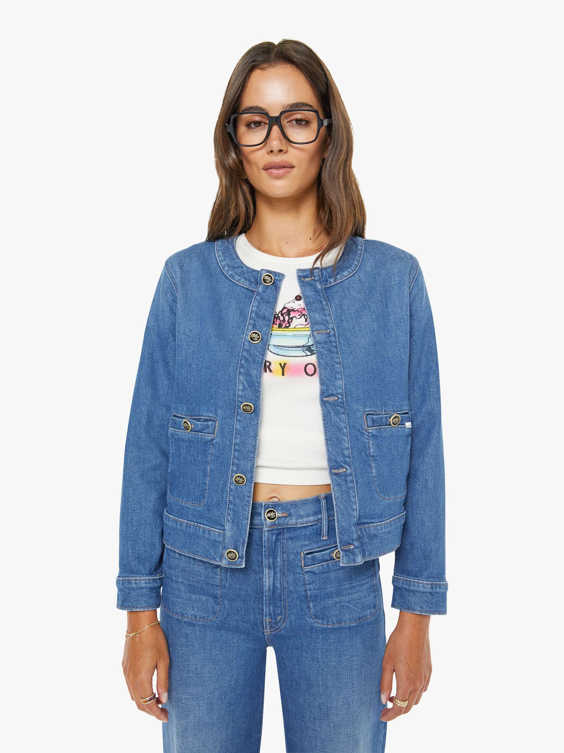 Mother Denim Women The Stashed Hustler Roller Sneak