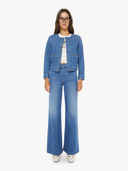 Mother Denim Women The Stashed Hustler Roller Sneak
