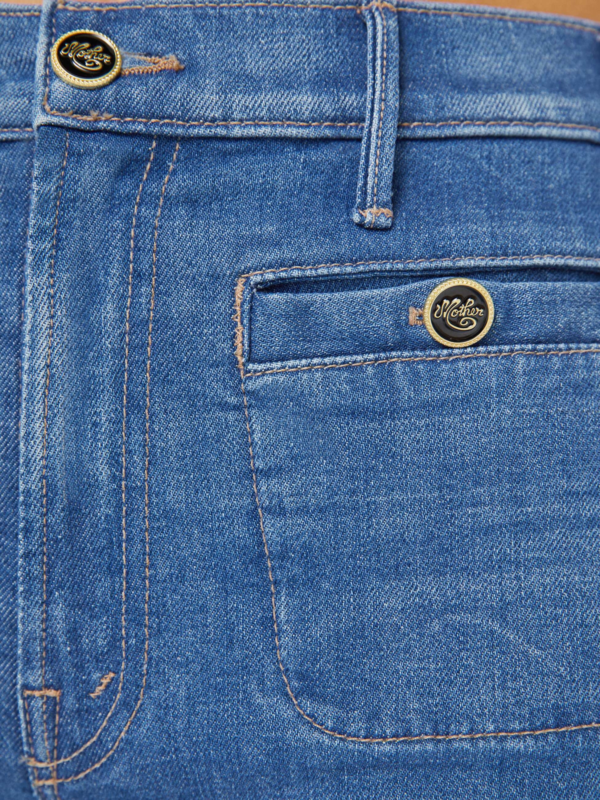 Mother Denim Women The Stashed Hustler Roller Sneak