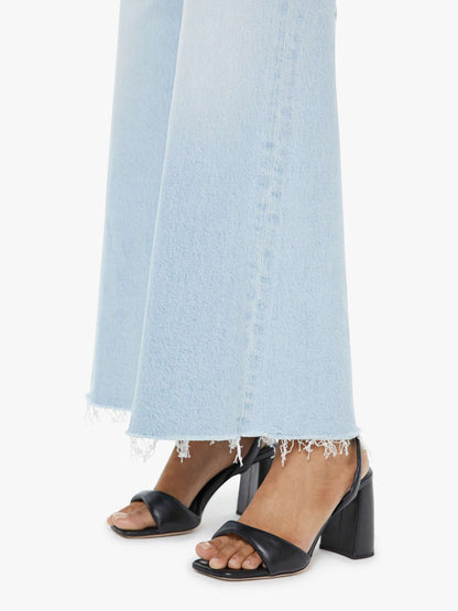 Mother Denim Women PETITES The Lil Hustler Roller Skimp Fray