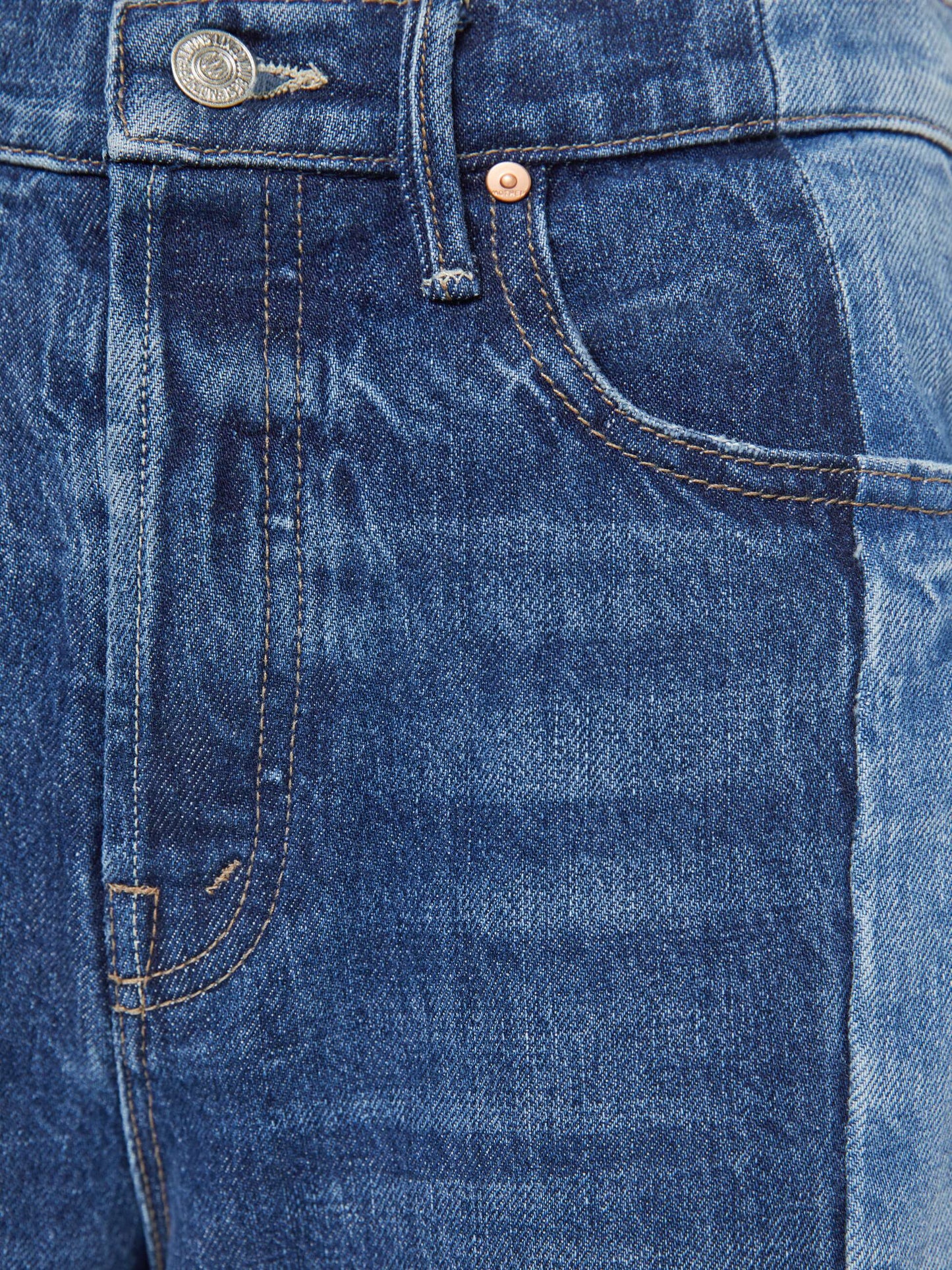 Mother Denim Women The Tux Sidestepper Sneak Fray