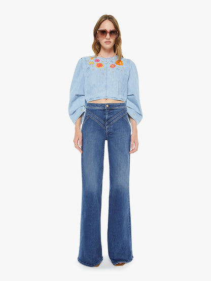 Mother Denim Women The Criss Cross Roller Heel