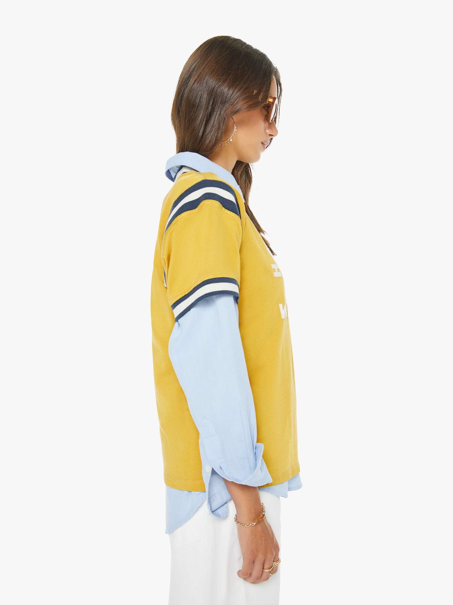 Mother Denim Women The Whole Lot Zip Twist Fray