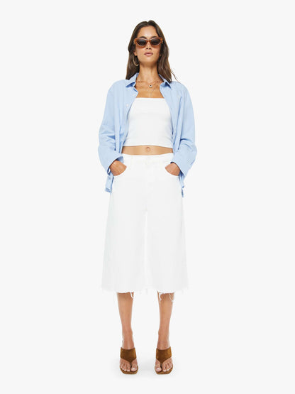 Mother Denim Women The Whole Lot Zip Twist Fray