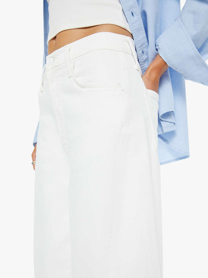 Mother Denim Women The Whole Lot Zip Twist Fray