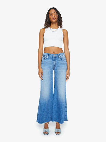 Mother Denim Women The Roller Fray
