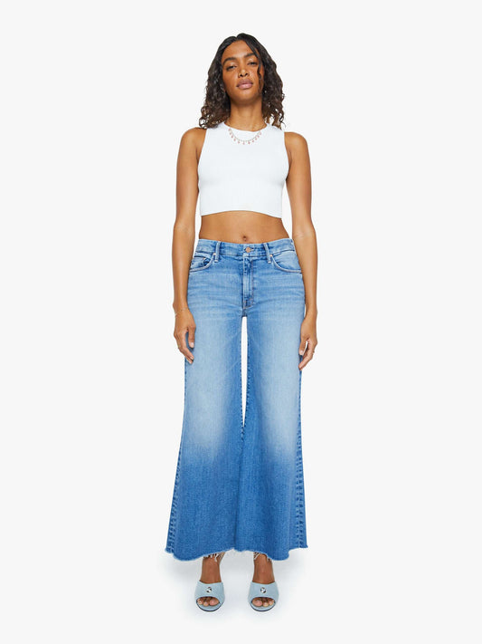 Mother Denim Women The Roller Fray