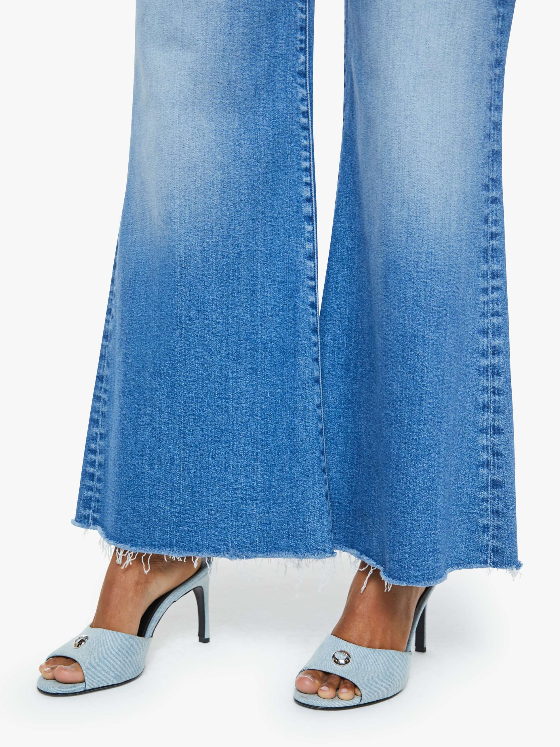 Mother Denim Women The Roller Fray