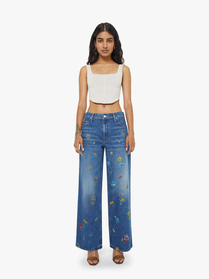 Mother Denim Women PETITES The Lil Rerun Zip Sneak