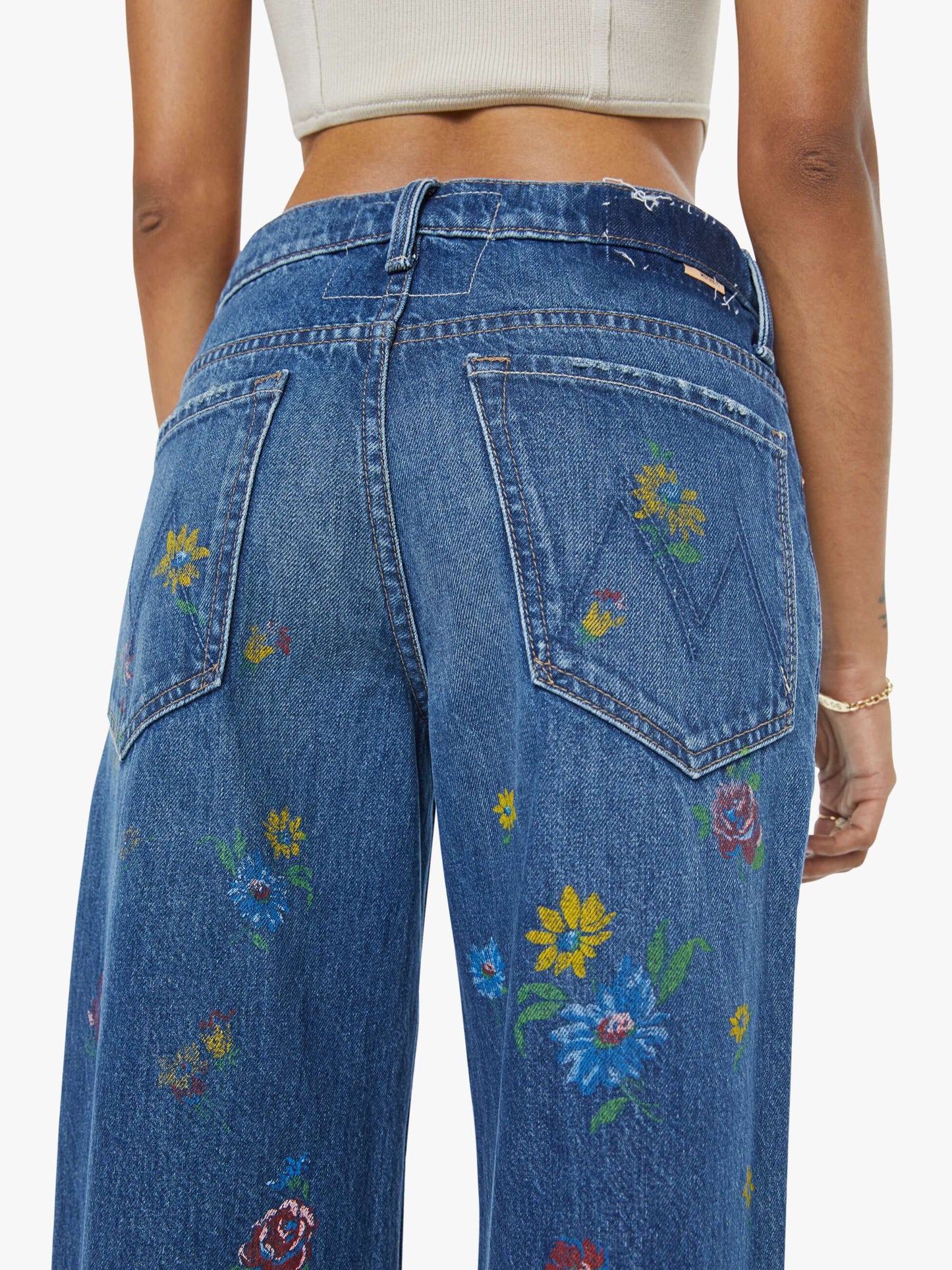 Mother Denim Women PETITES The Lil Rerun Zip Sneak