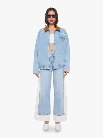 Mother Denim Women SNACKS! The Nacho Double Dip Nerdy Fray