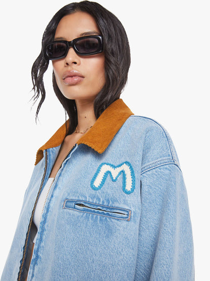 Mother Denim Women SNACKS! The Nacho Double Dip Nerdy Fray