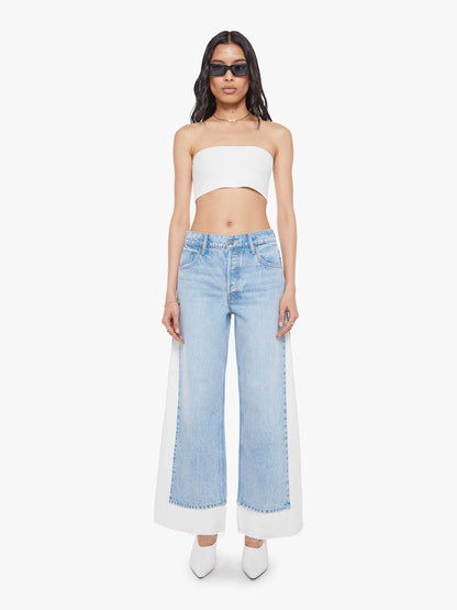 Mother Denim Women SNACKS! The Nacho Double Dip Nerdy Fray