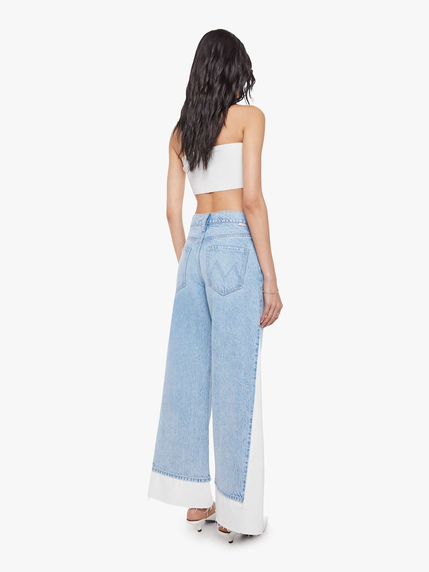 Mother Denim Women SNACKS! The Nacho Double Dip Nerdy Fray