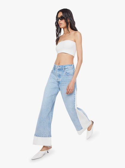 Mother Denim Women SNACKS! The Nacho Double Dip Nerdy Fray
