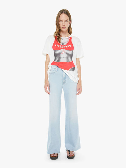 Mother Denim Women The Hustler Roller Skimp Fray