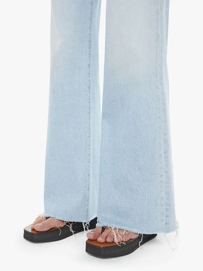 Mother Denim Women The Hustler Roller Skimp Fray