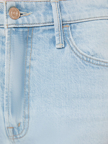 Mother Denim Women The Hustler Roller Skimp Fray