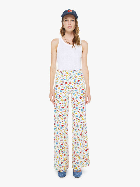 Mother Denim Women The Hustler Roller Patch Pocket Sneak