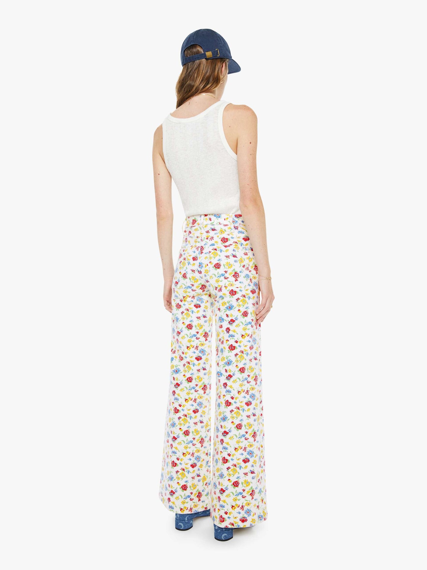 Mother Denim Women The Hustler Roller Patch Pocket Sneak