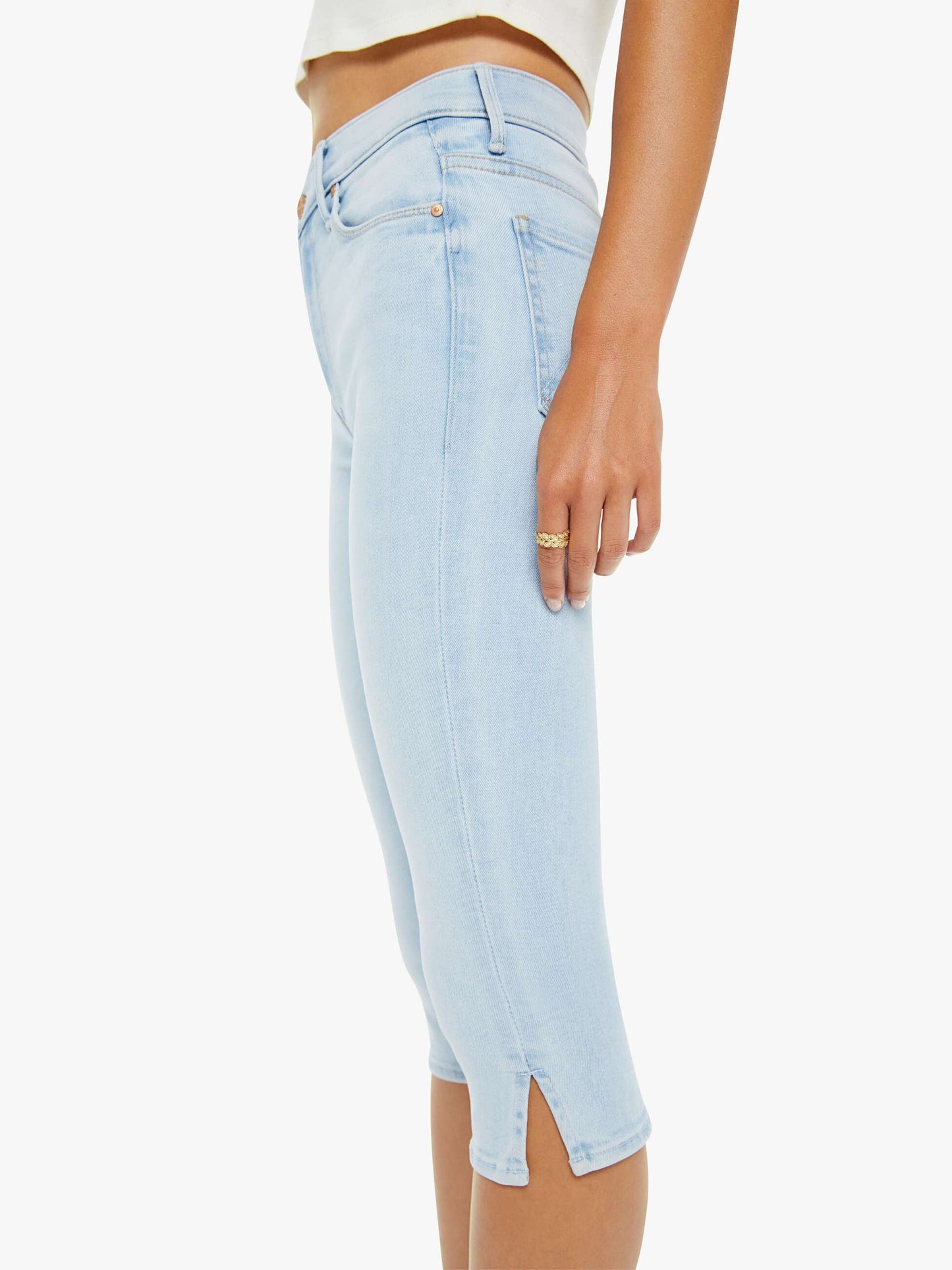 Mother Denim Women The Stunner Zip Bunny Snip