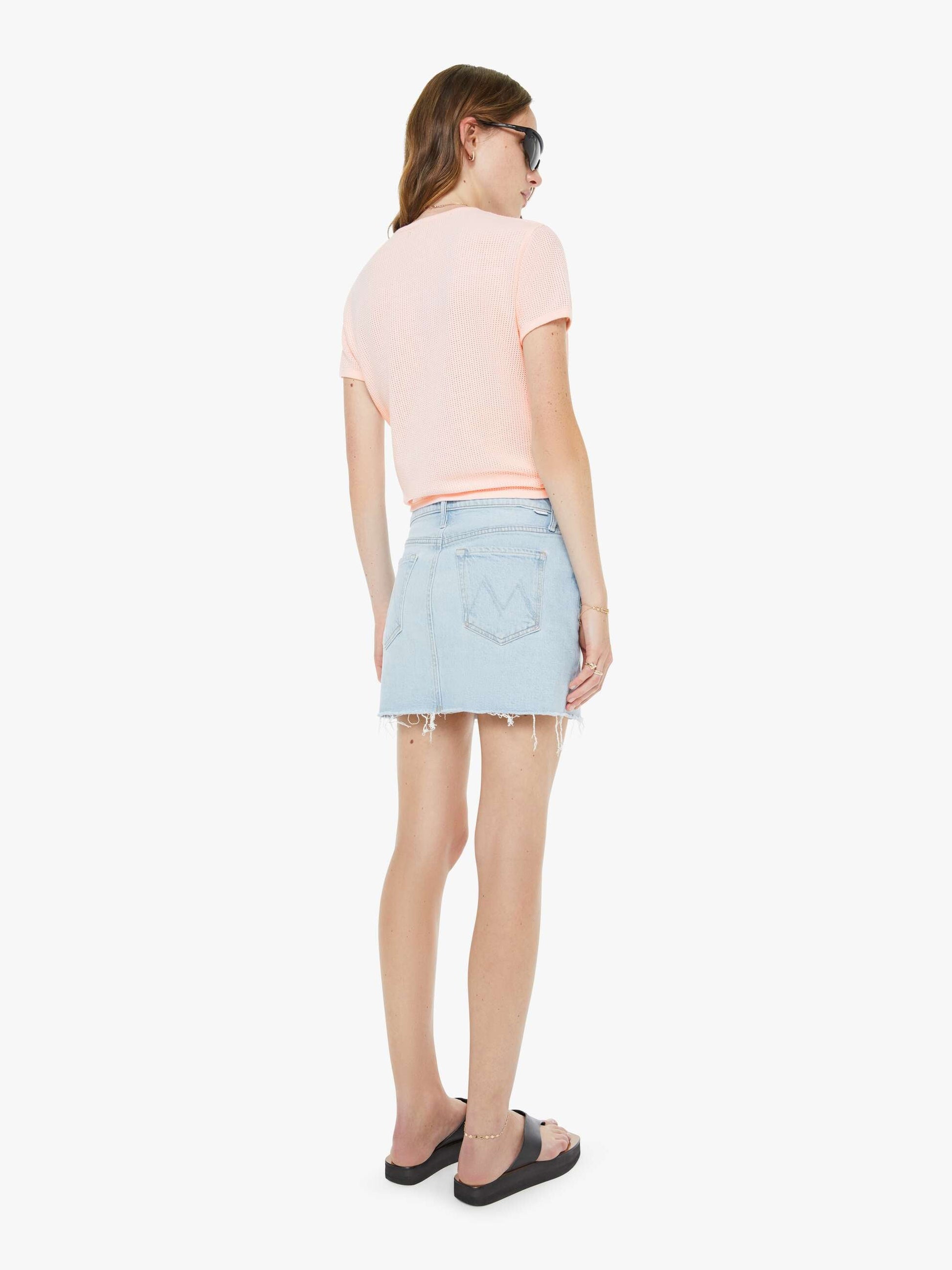 Mother Denim Women The Vagabond Mini Fray