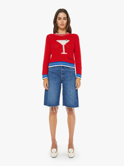 Mother Denim Women The Half-Pipe Bermuda Fray