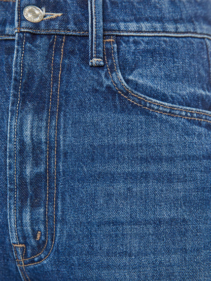 Mother Denim Women The Half-Pipe Bermuda Fray