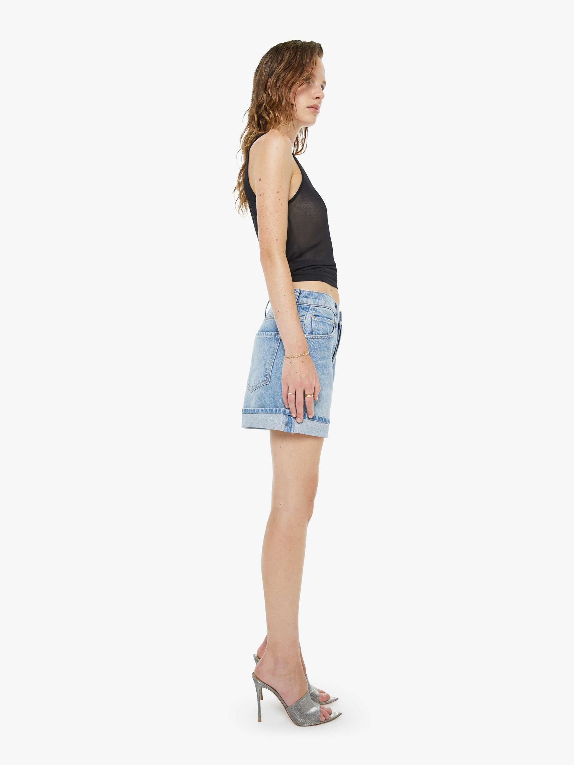 Mother Denim Women SNACKS! The Culotte Cuffed Short