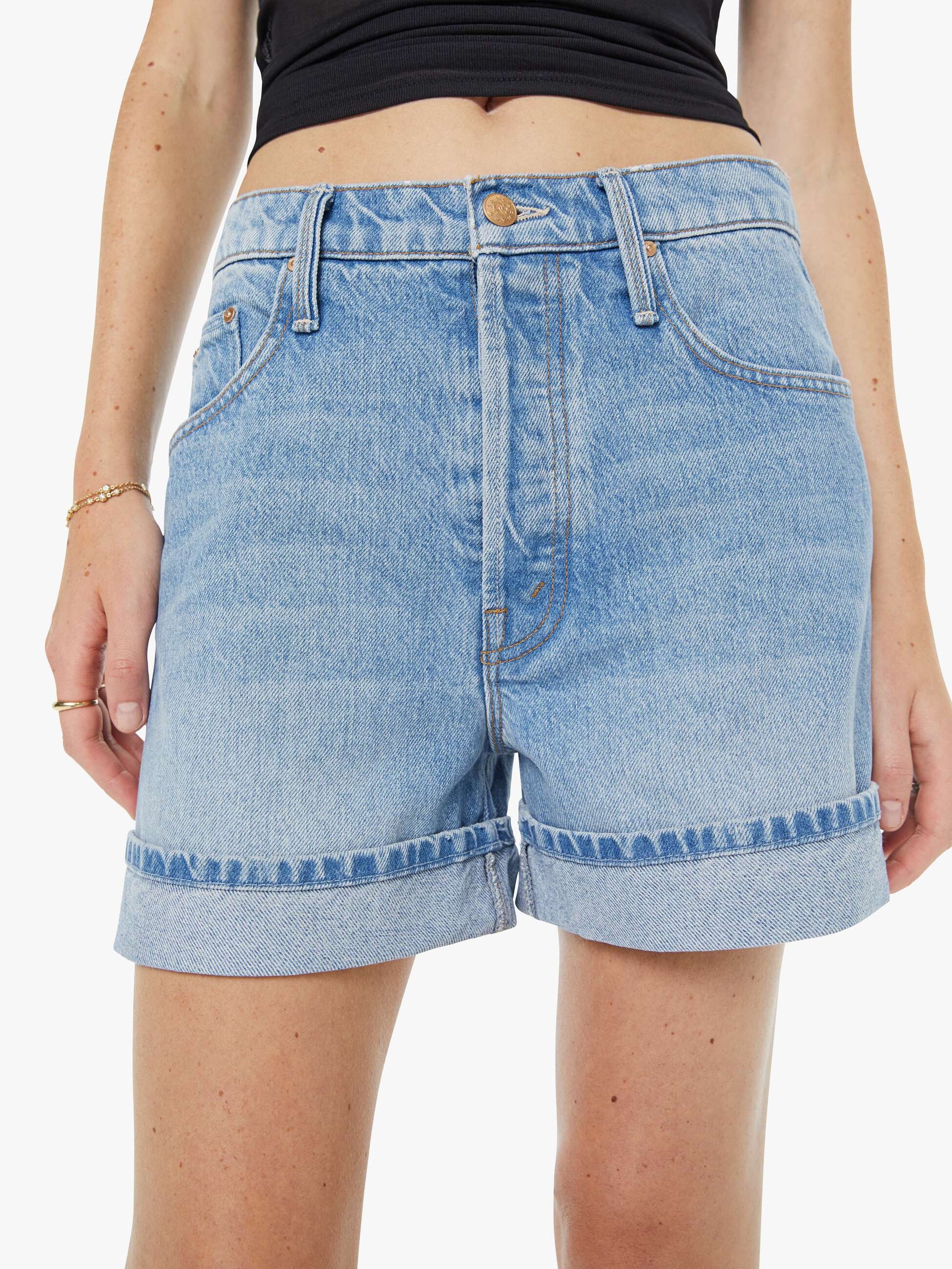 Mother Denim Women SNACKS! The Culotte Cuffed Short