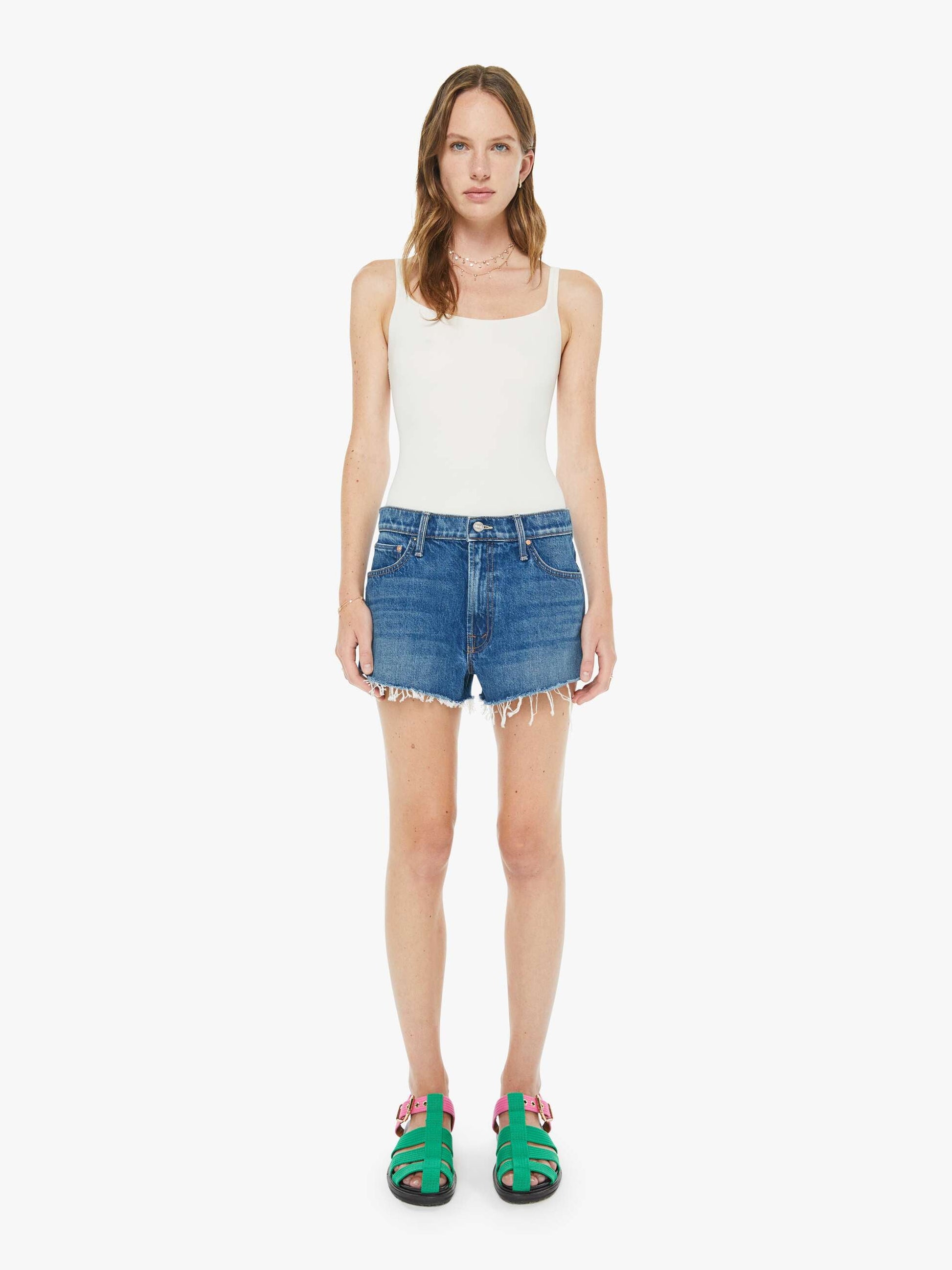 Mother Denim Women The Dodger Short Short Fray