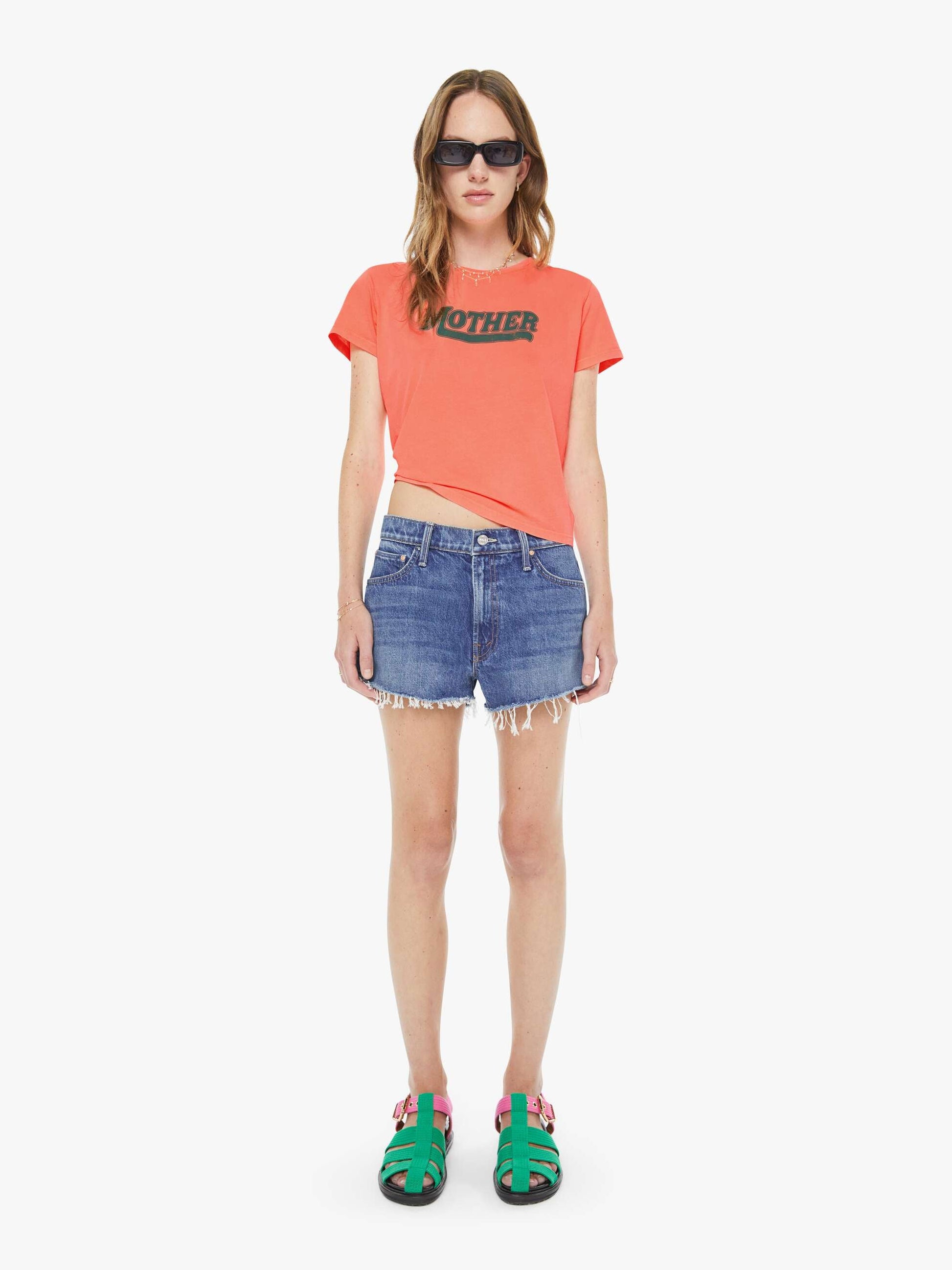 Mother Denim Women The Dodger Short Short Fray