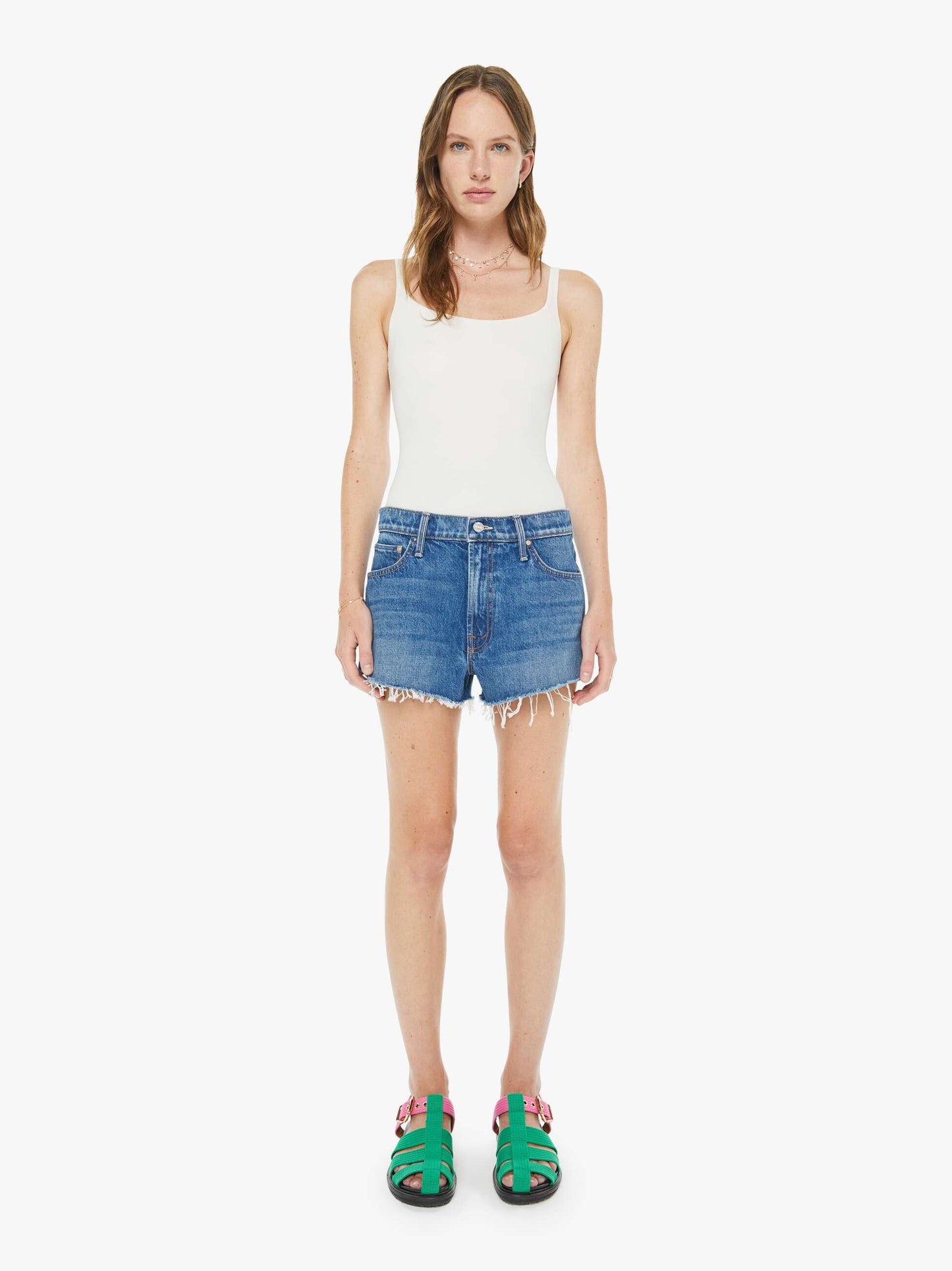 Mother Denim Women The Dodger Short Short Fray
