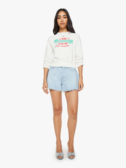 Mother Denim Women The Flutter Short Fray
