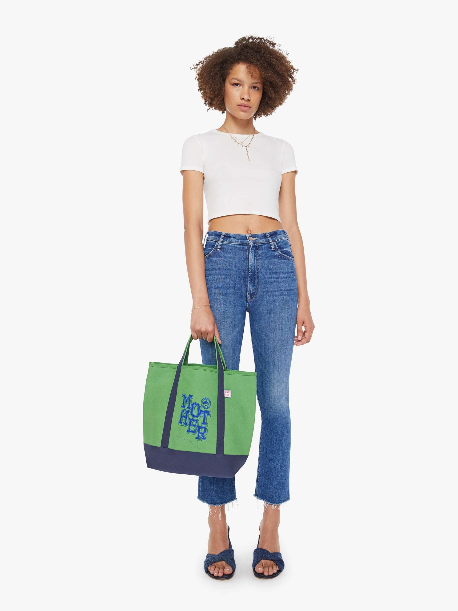 Mother Denim Women The Canvas Tote Bag