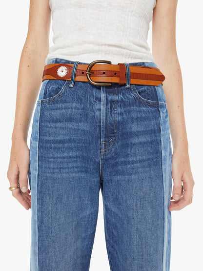 Mother Denim Women The 2 Tone Leather Belt