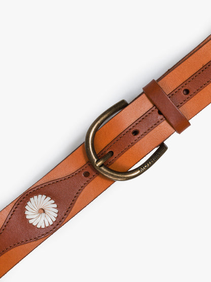 Mother Denim Women The 2 Tone Leather Belt