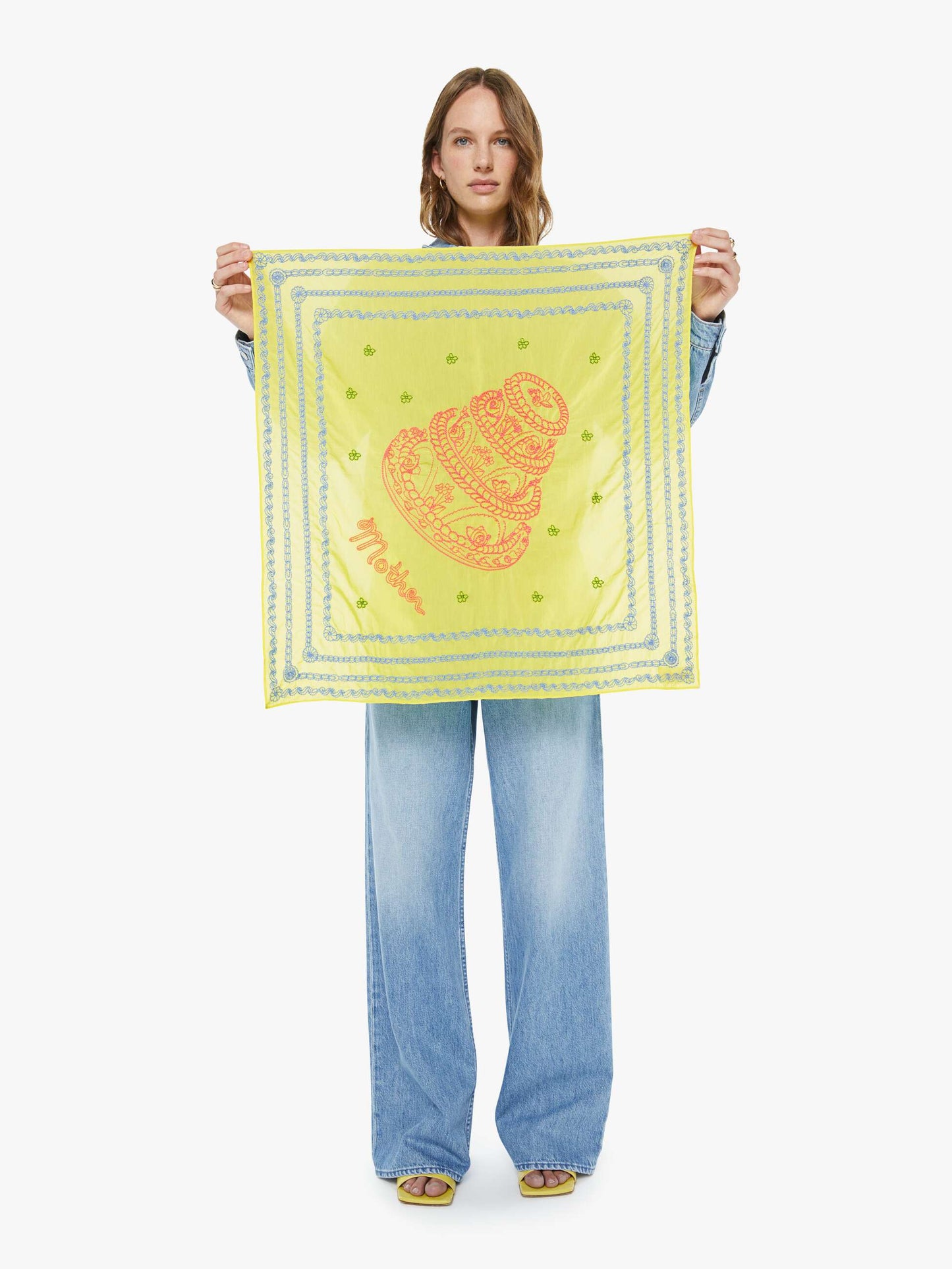 Mother Denim Women The Scarf It Down