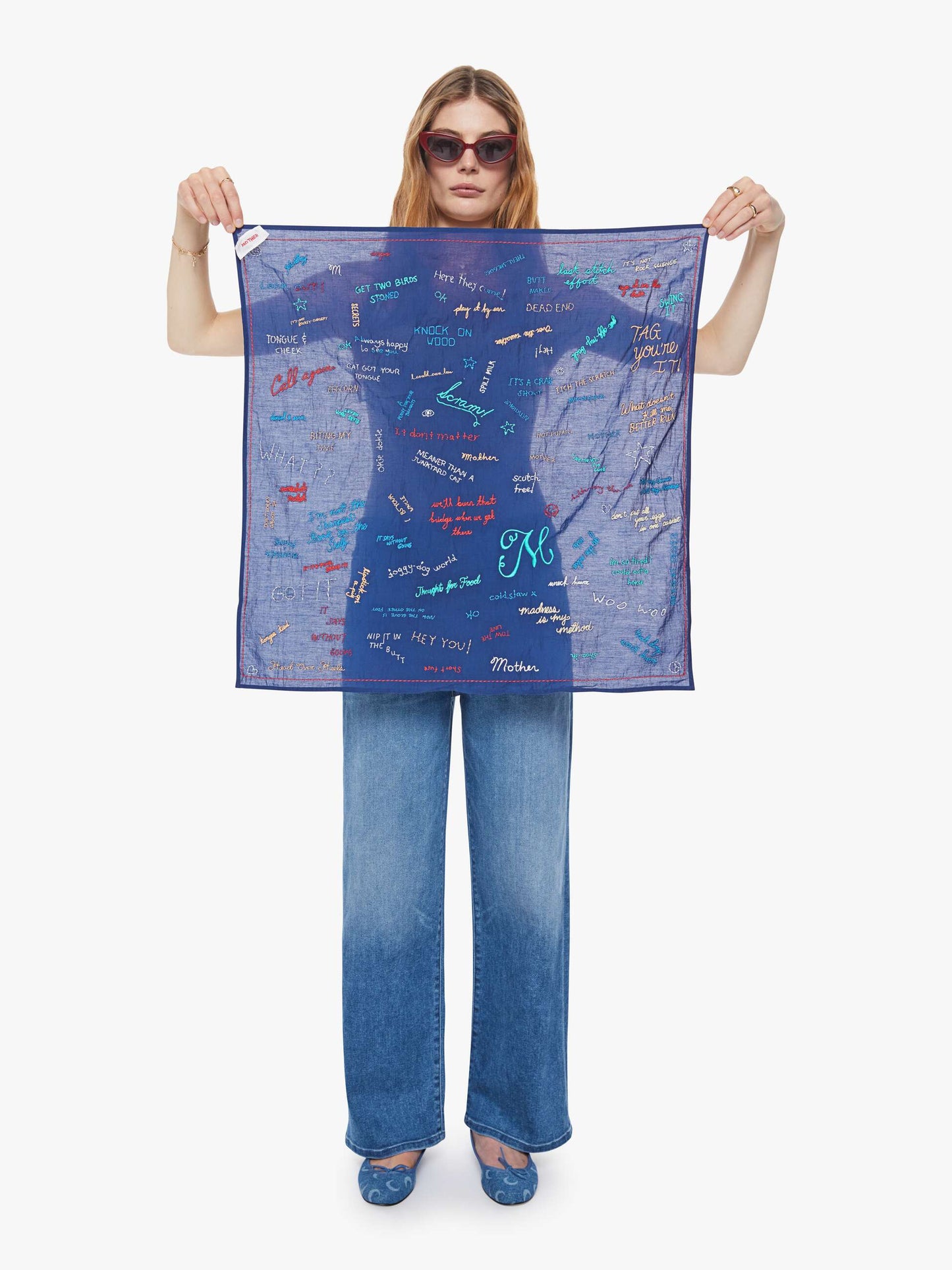 Mother Denim Women The Scarf It Down