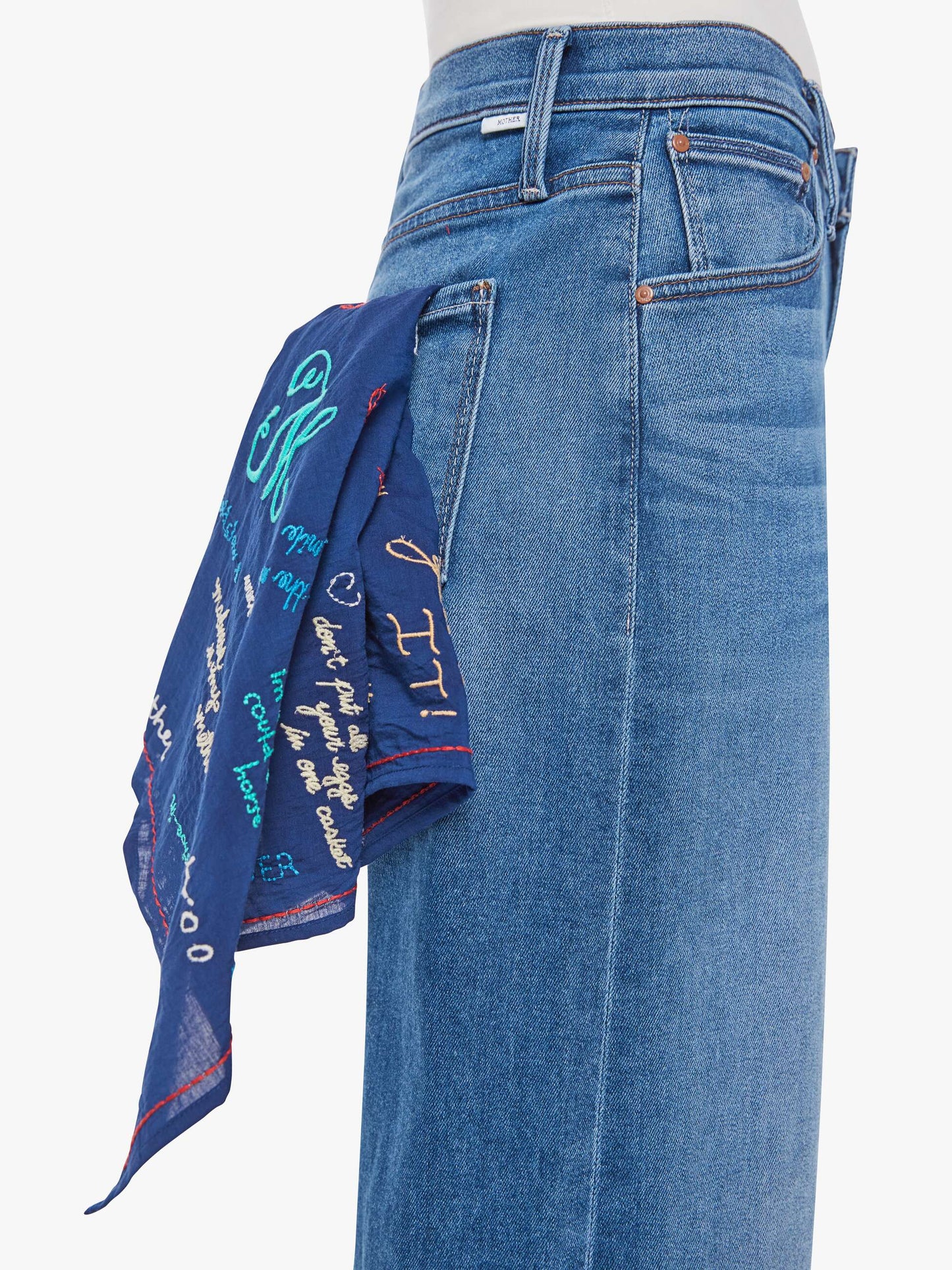Mother Denim Women The Scarf It Down