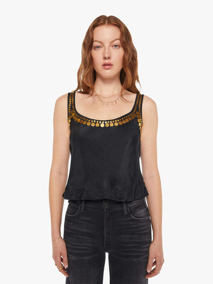 Mother Denim Brands Alix Of Bohemia Fiona Gilded Coin Top