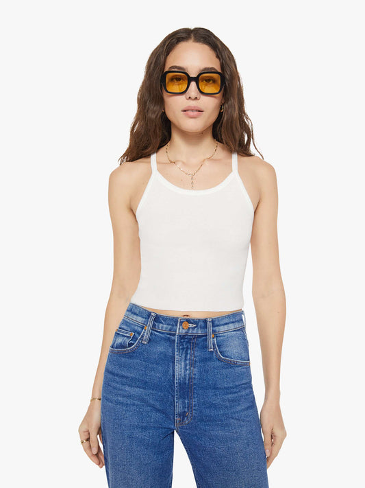 Mother Denim Brands Eterne Cropped Rib Tank